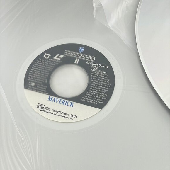 Home Video Laserdisc LD Maverick Rare Collectible Classic Western Series - Picture 8 of 8